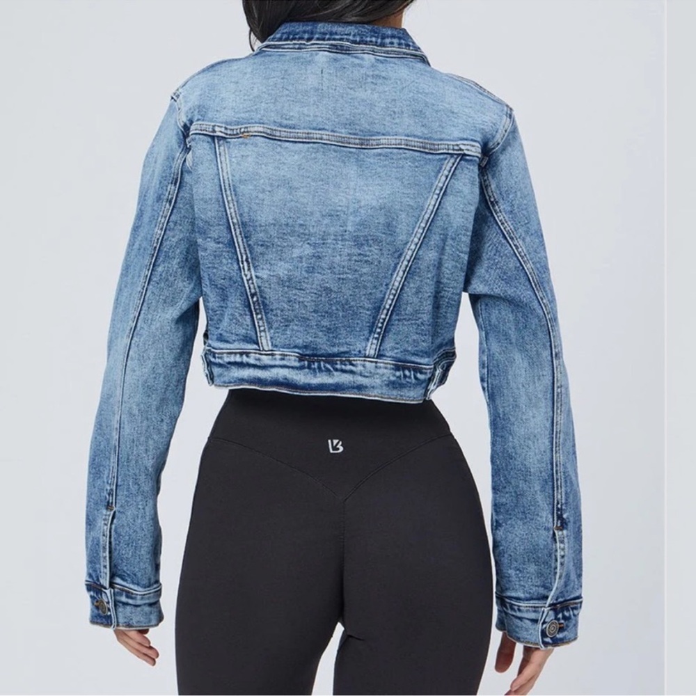 BuffBunny Medium Wash Desire Denim Jacket - Picture 8 of 9